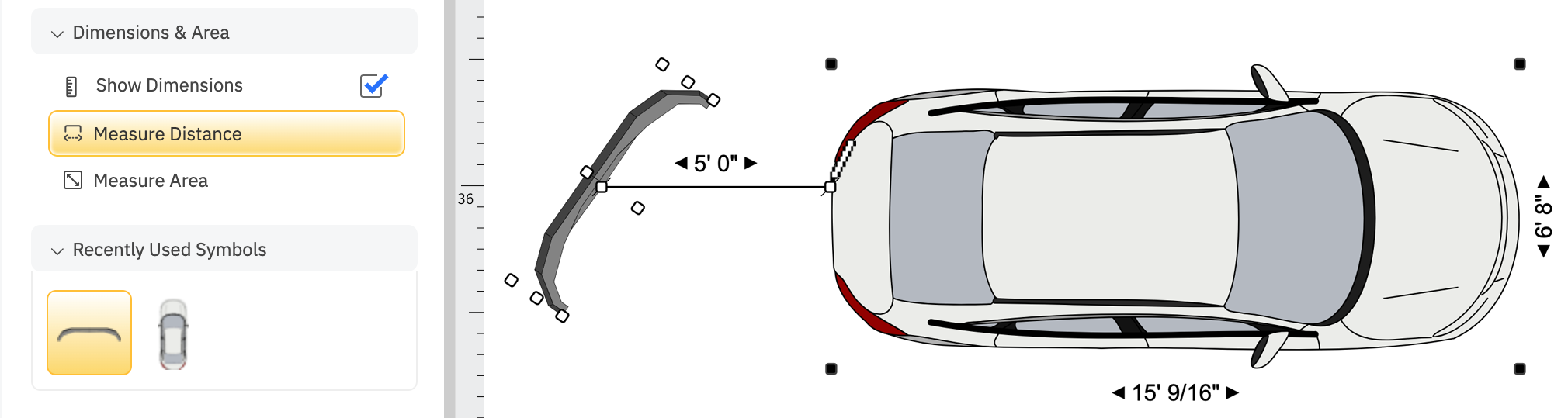 store shelving layout example