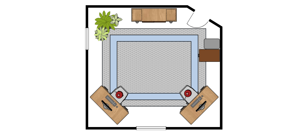 Example Image: Two User Home Office Plan