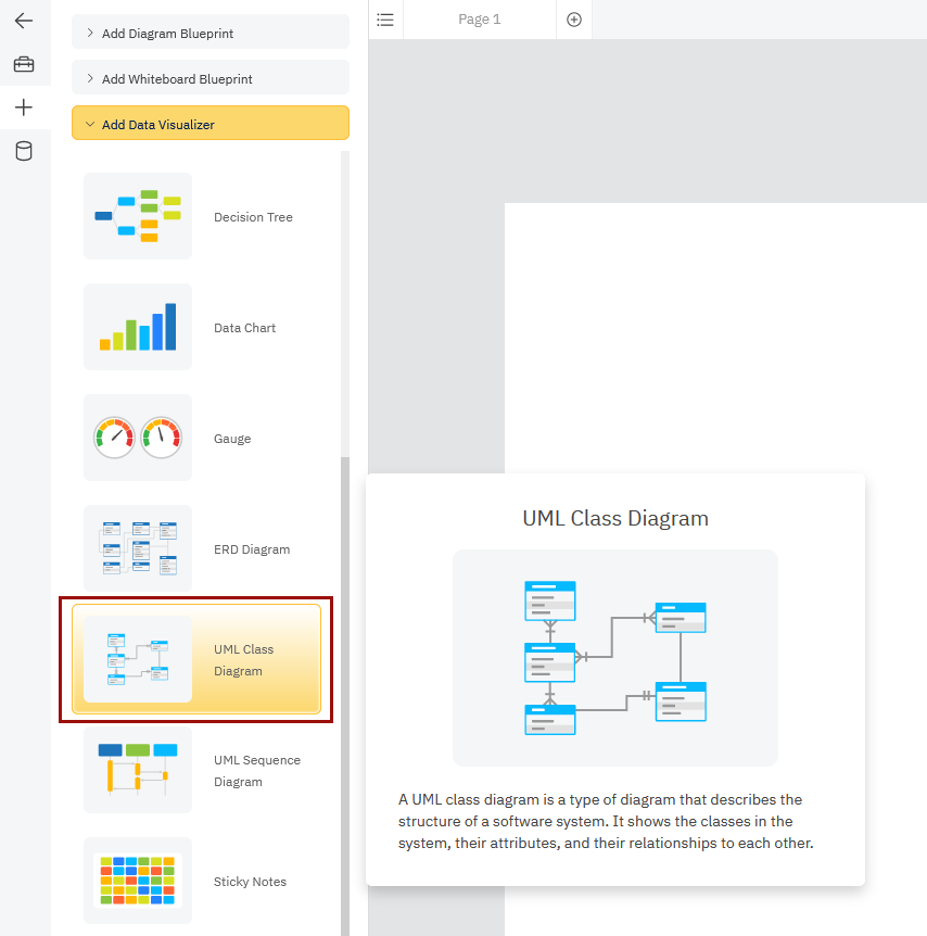 Launch the class diagram visualizer