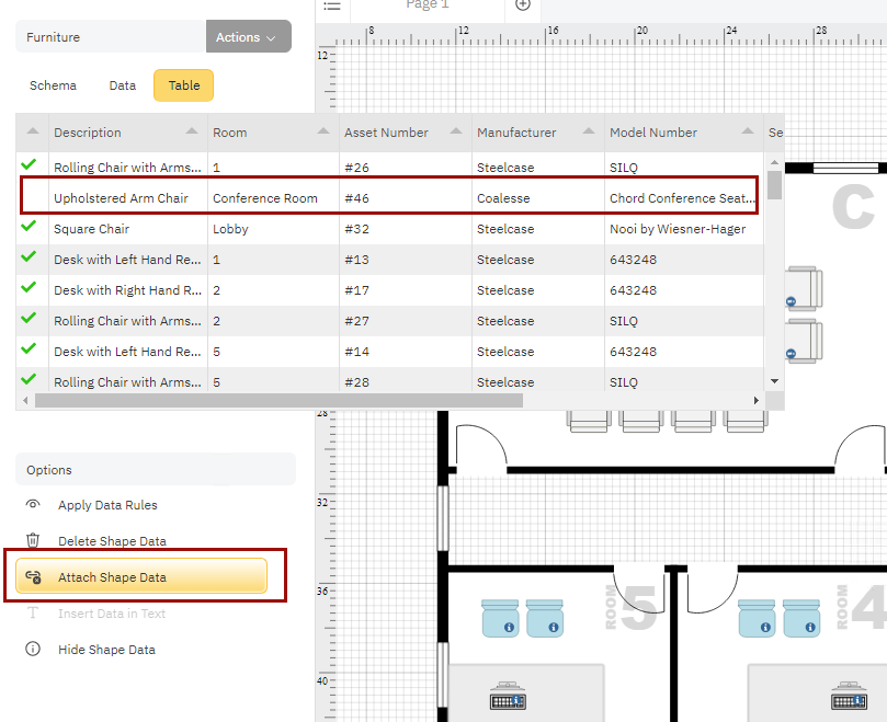 Assign data