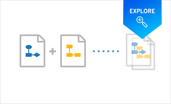 Manage complex diagrams with layers