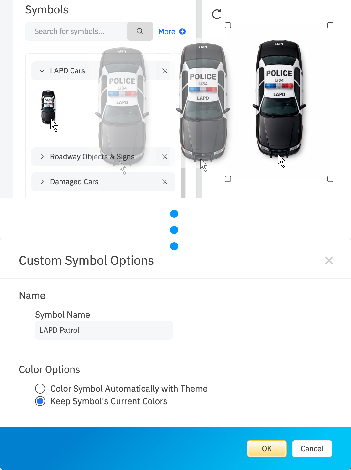 Using photo to create custom symbol