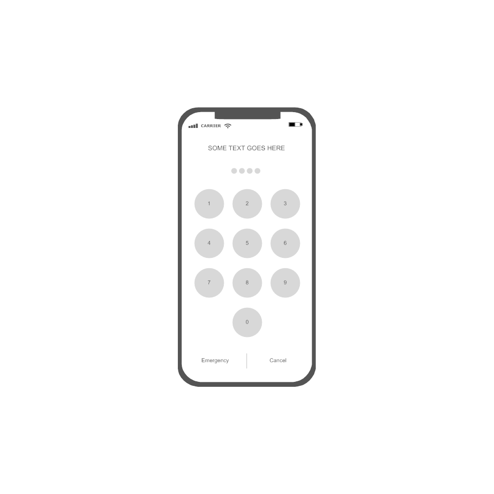 Example Image: iOS - Keypad