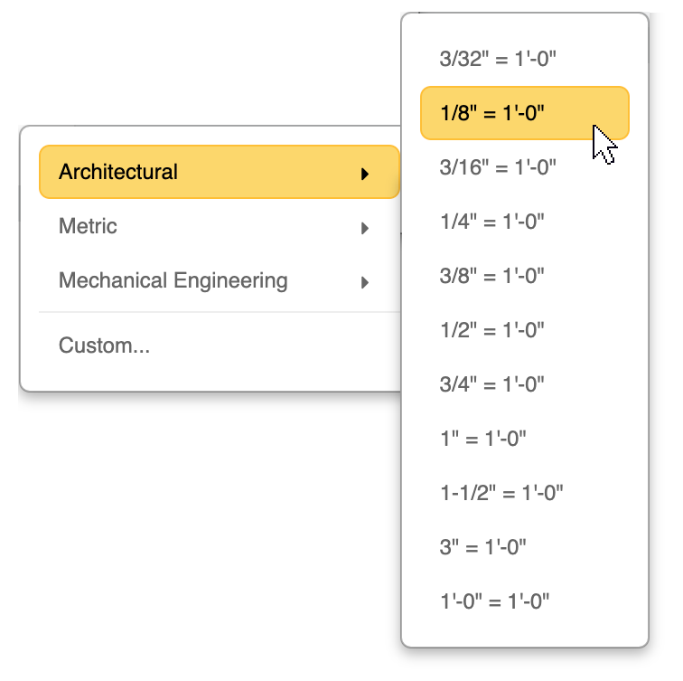 Draw to scale