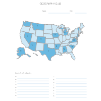 Geography Quiz Example - Label States