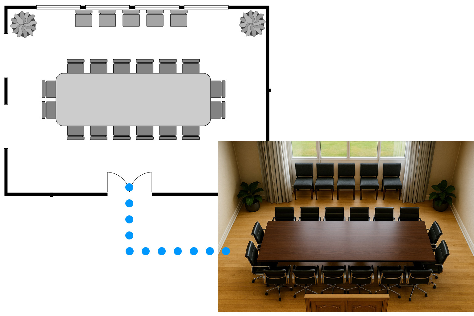 Using AI to enhence office floor planning
