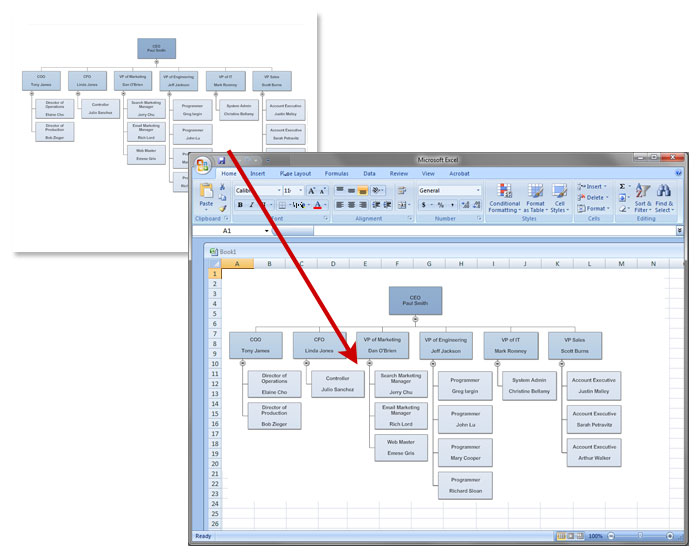 Transfer to Excel