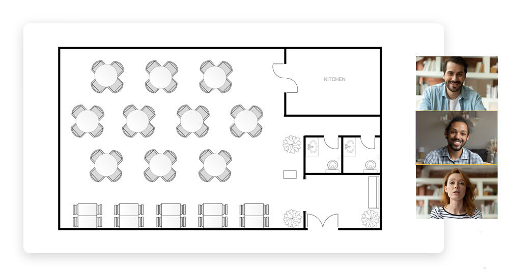 Collaborate on Restaurant Layouts